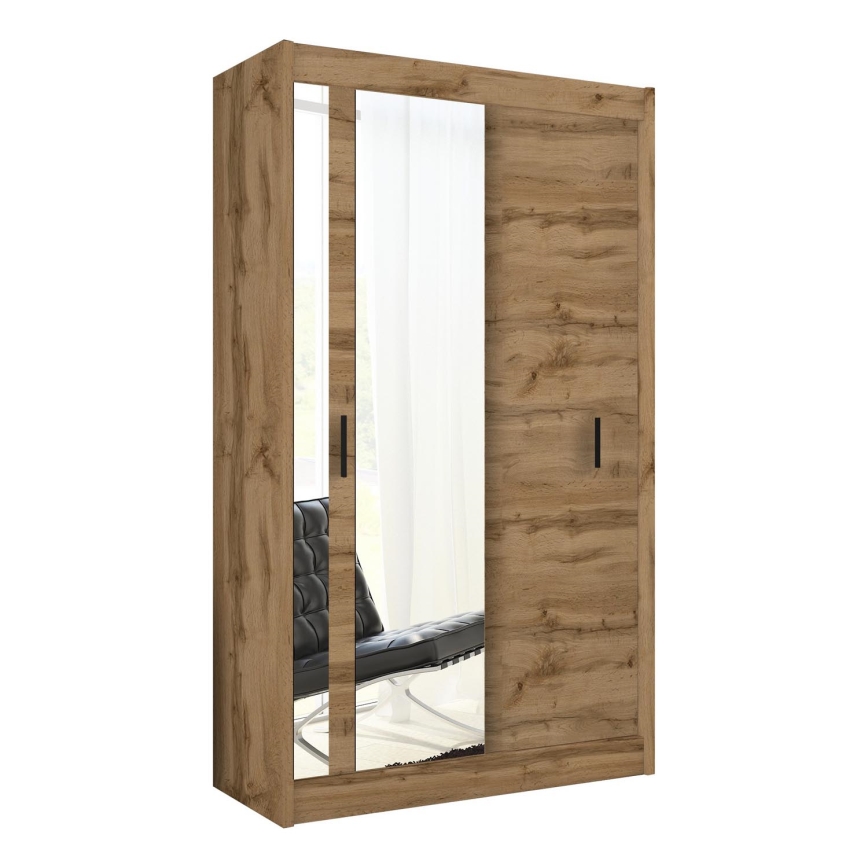 Wardrobe SABRINA 120x215 cm hrast woltan