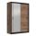 Wardrobe SABRINA 150x215 cm hrast craft