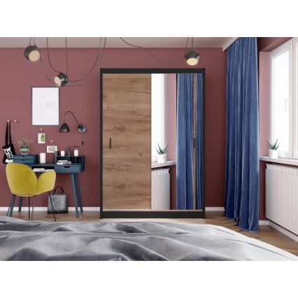 Wardrobe SABRINA 150x215 cm hrast craft