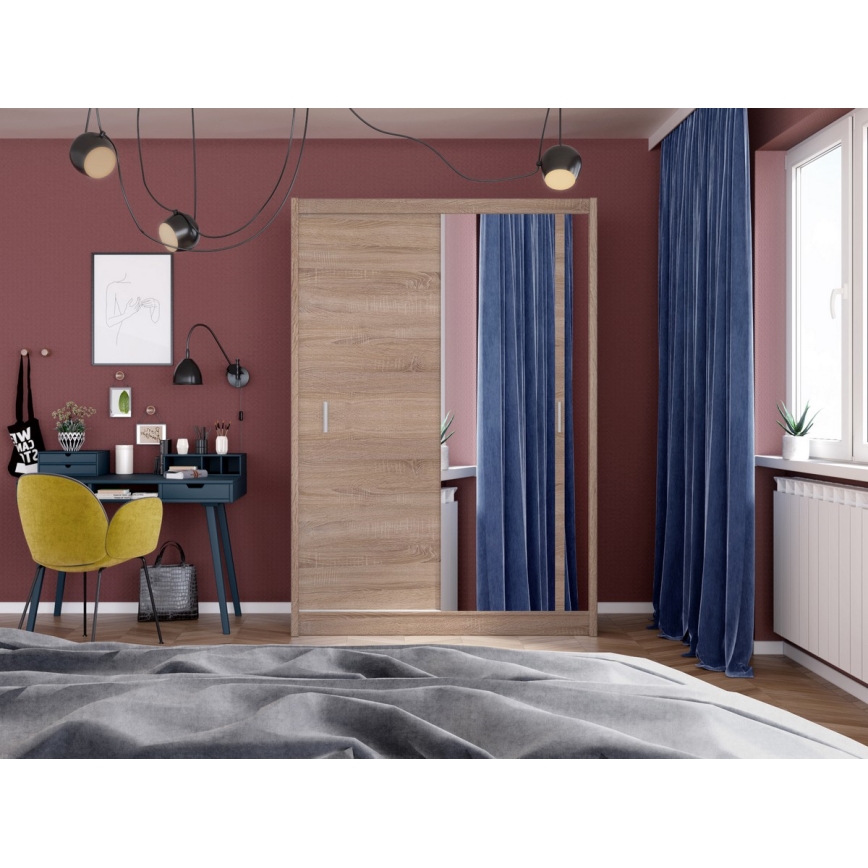 Wardrobe SABRINA 150x215 cm hrast sonoma