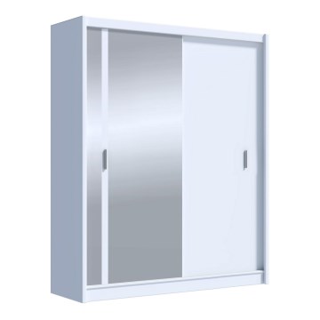 Wardrobe SABRINA 180x215 cm bela