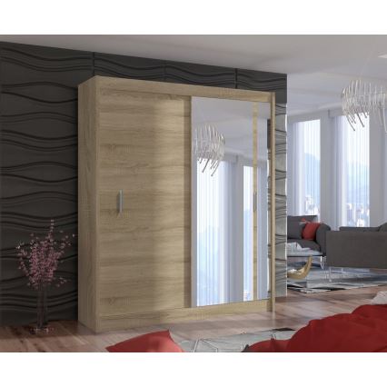 Wardrobe SABRINA 180x215 cm hrast sonoma
