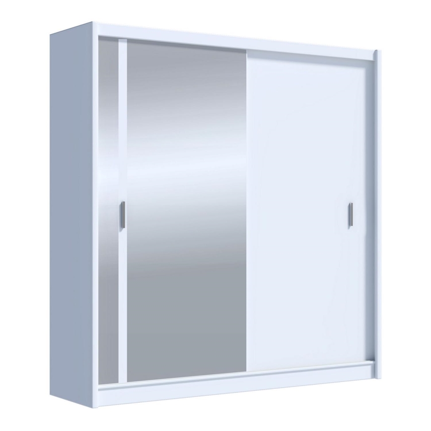 Wardrobe SABRINA 203x215 cm bela