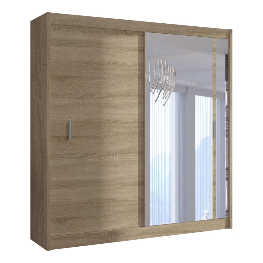 Wardrobe SABRINA 203x215 cm hrast sonoma