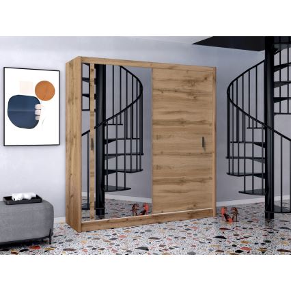 Wardrobe SABRINA 203x215 cm hrast woltan