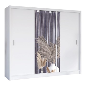Wardrobe SABRINA 250x215 cm bela