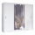 Wardrobe SABRINA 250x215 cm bela