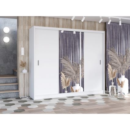 Wardrobe SABRINA 250x215 cm bela