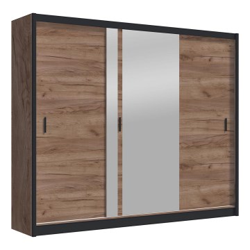 Wardrobe SABRINA 250x215 cm hrast craft