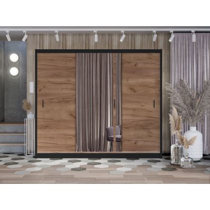 Wardrobe SABRINA 250x215 cm hrast craft