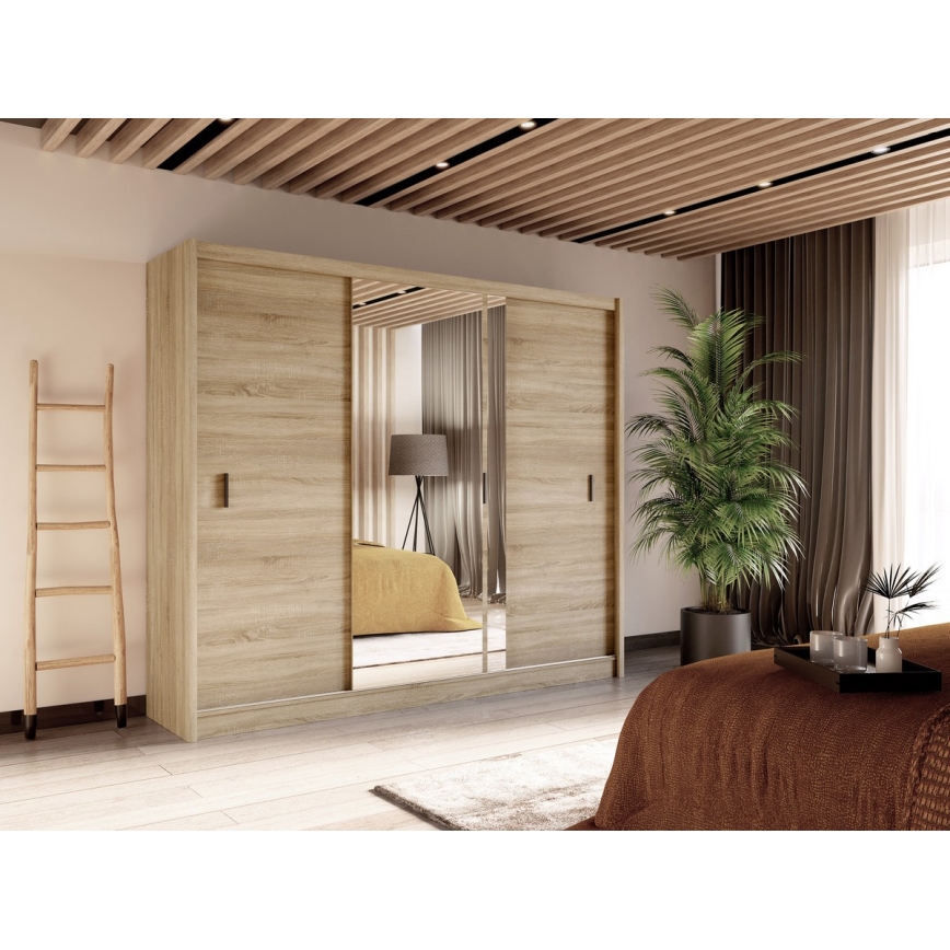 Wardrobe SABRINA 250x215 cm hrast sonoma