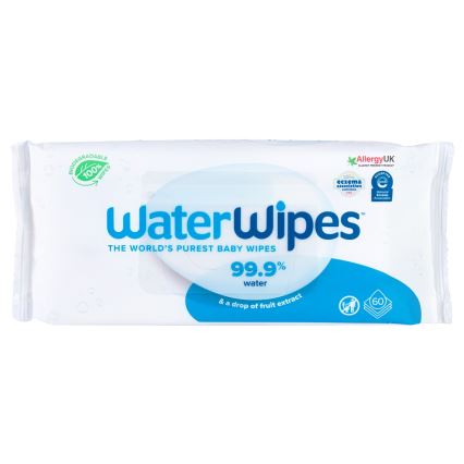 WaterWipes - SET 9x Vlažni robčki brez plastike 60 kom. (540 kom.)