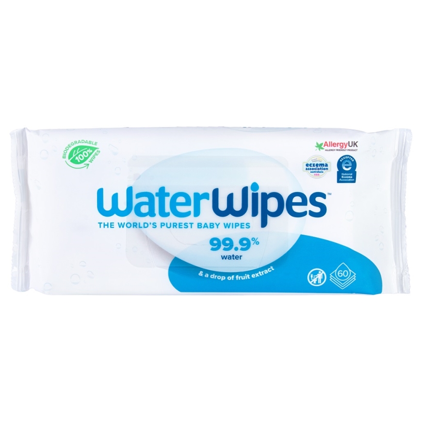 WaterWipes - SET 9x Vlažni robčki brez plastike 60 kom. (540 kom.)
