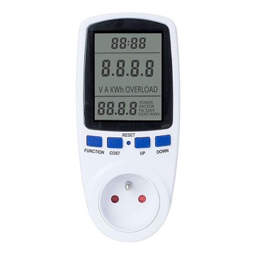 Wattmeter in merilnik porabe električne energije 3600W/230V