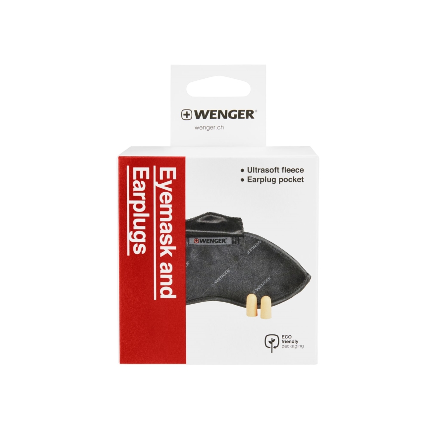 Wenger - Eyemask siva + čepki za ušesa