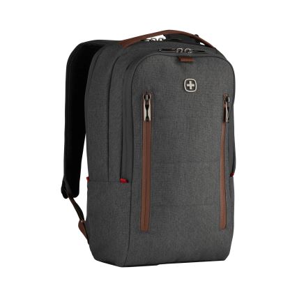 Wenger - Nahrbtnik za prenosni računalnik 15 l 16" z žepom za tablico 12" + torba za čez ramo Mesto Upgrade 2v1 siva