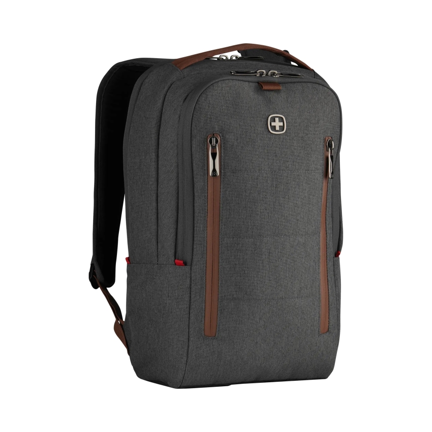 Wenger - Nahrbtnik za prenosni računalnik 15 l 16" z žepom za tablico 12" + torba za čez ramo Mesto Upgrade 2v1 siva