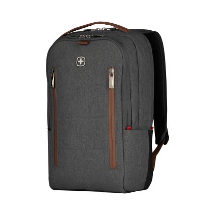 Wenger - Nahrbtnik za prenosni računalnik 15 l 16" z žepom za tablico 12" + torba za čez ramo Mesto Upgrade 2v1 siva