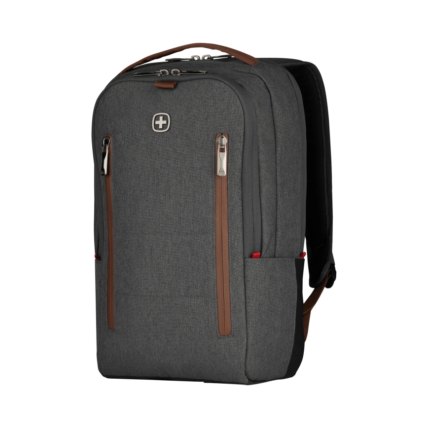Wenger - Nahrbtnik za prenosni računalnik 15 l 16" z žepom za tablico 12" + torba za čez ramo Mesto Upgrade 2v1 siva