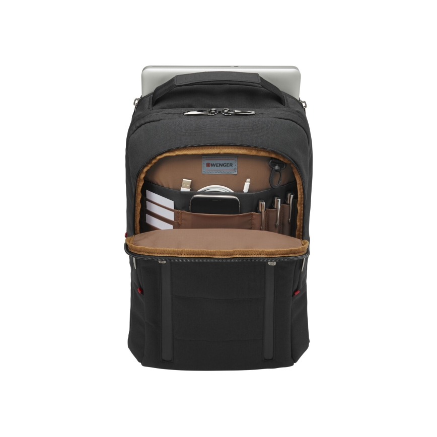 Wenger - Nahrbtnik za prenosni računalnik 16 l 16" z žepom za tablico 12" Mesto Traveler črna