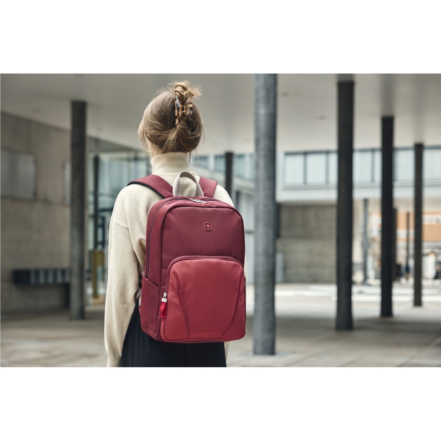 Wenger - Nahrbtnik za prenosni računalnik 20 l 15,6" z žepom za tablico 10" Motion rdeča