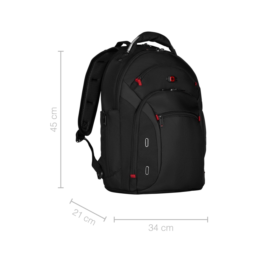 Wenger - Nahrbtnik za prenosni računalnik 20 l 15" z žepom za tablico 10" Gigabyte črna