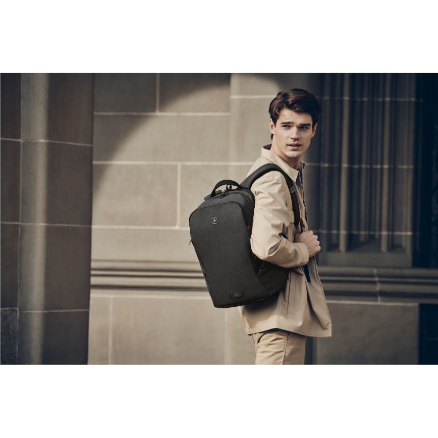 Wenger - Nahrbtnik za prenosni računalnik 21 l 16" z žepom za tablico 10" MX Light črna