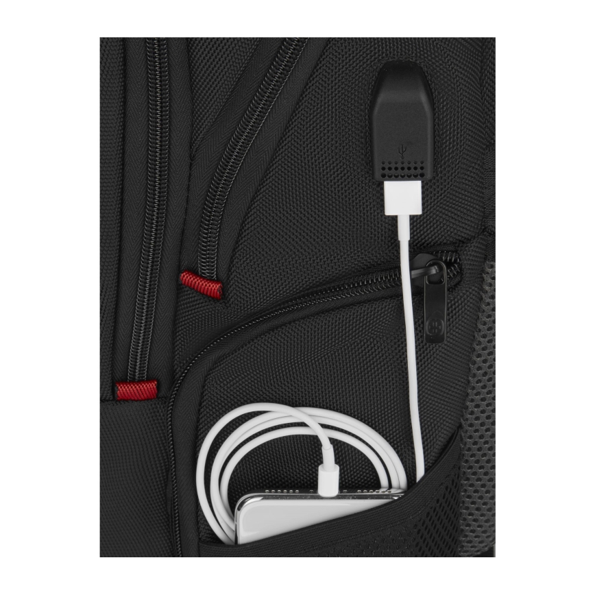 Wenger - Nahrbtnik za prenosni računalnik 25 l 16" z žepom za tablico 10" Pegasus Deluxe črna