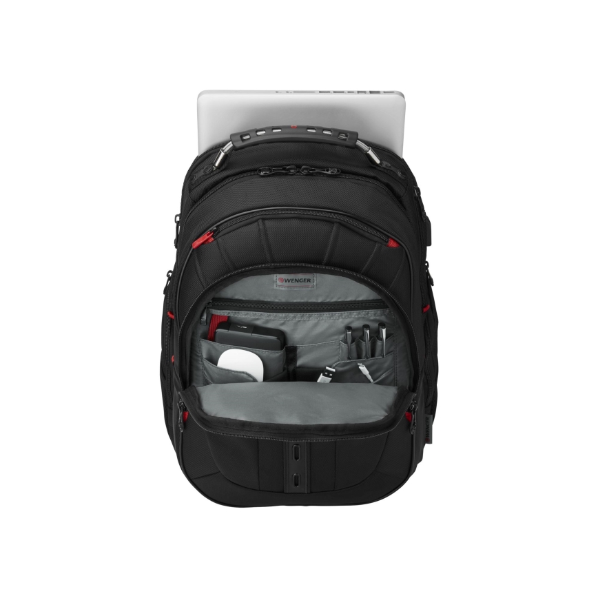 Wenger - Nahrbtnik za prenosni računalnik 25 l 16" z žepom za tablico 10" Pegasus Deluxe črna