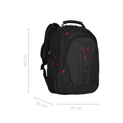 Wenger - Nahrbtnik za prenosni računalnik 25 l 16" z žepom za tablico 10" Pegasus Deluxe črna