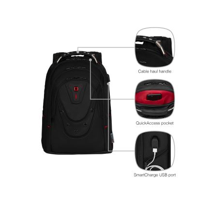 Wenger - Nahrbtnik za prenosni računalnik 26 l 17" z žepom za tablico 10" Ibex Ballistic Deluxe