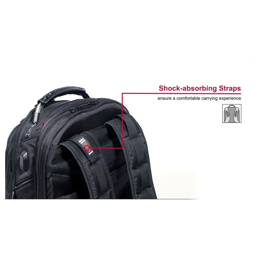 Wenger - Nahrbtnik za prenosni računalnik 26 l 17" z žepom za tablico 10" Ibex Ballistic Deluxe