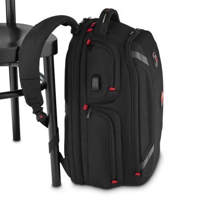 Wenger - Nahrbtnik za prenosni računalnik 29 l 17,3'' z žepom za tablico 12" Player One črna