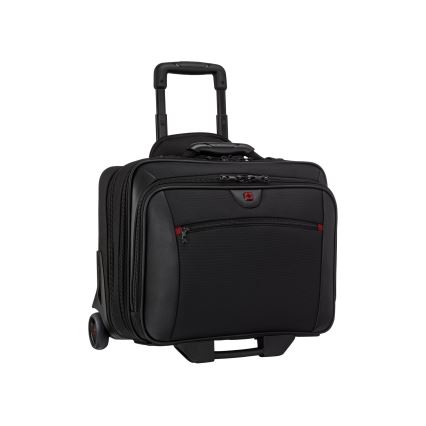 Wenger - Potovalni kovček na kolesih 23 l 17" + torba za prenosni računalnik 15,4" Potomac črna