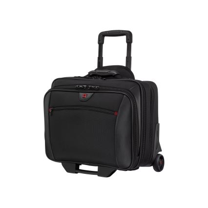 Wenger - Potovalni kovček na kolesih 23 l 17" + torba za prenosni računalnik 15,4" Potomac črna