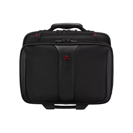 Wenger - Potovalni kovček na kolesih 25 l 17" + torba za prenosni računalnik 15,6" Patriot črna