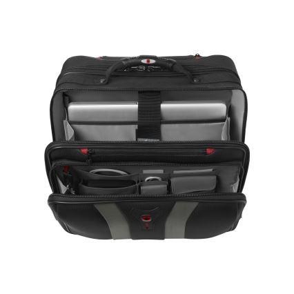 Wenger - Potovalni kovček na kolesih 29 l + laptop case 15,6" Granada črna