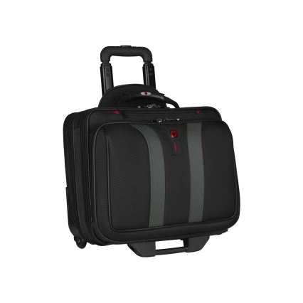 Wenger - Potovalni kovček na kolesih 29 l + laptop case 15,6" Granada črna