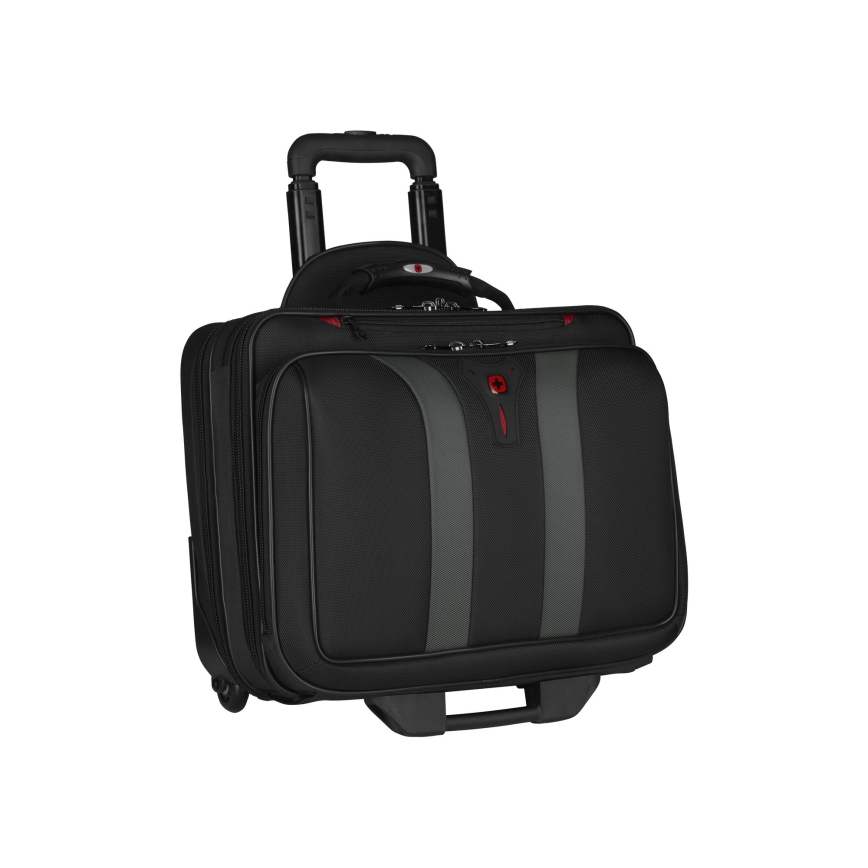 Wenger - Potovalni kovček na kolesih 29 l + laptop case 15,6" Granada črna