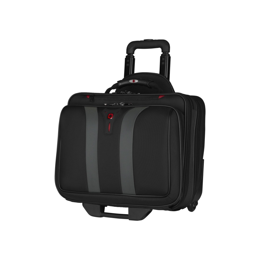 Wenger - Potovalni kovček na kolesih 29 l + laptop case 15,6" Granada črna