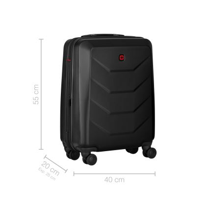 Wenger - Potovalni kovček na kolesih 36 l Prymo črna