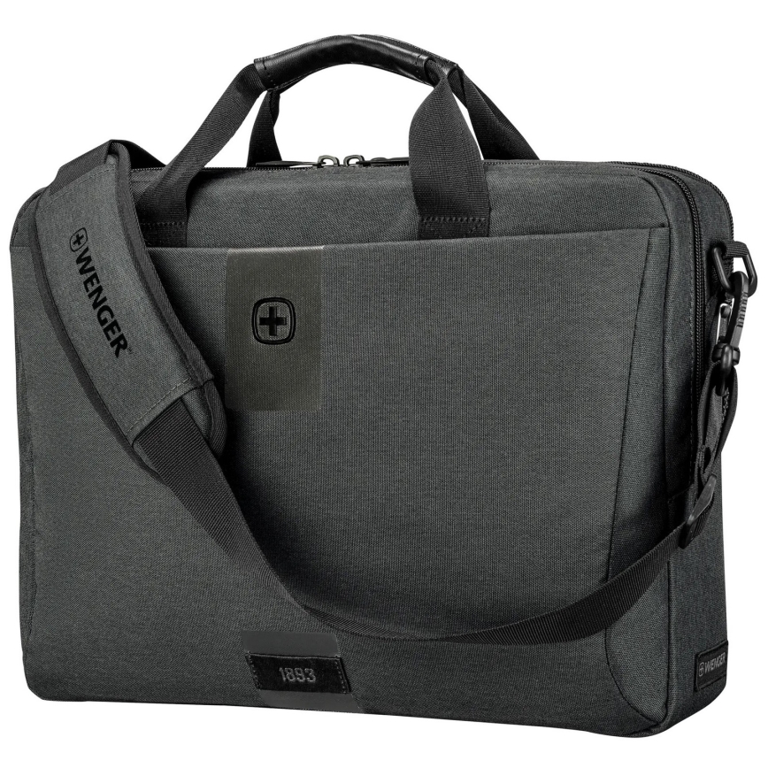 Wenger - Torba za prenosni računalnik 15 l 16" z žepom za tablico 10" MX ECO Brief siva
