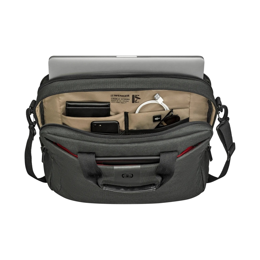 Wenger - Torba za prenosni računalnik 15 l 16" z žepom za tablico 10" MX ECO Brief siva