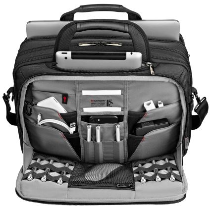 Wenger - Torba za prenosni računalnik 19 l 14-16" z žepom za tablico 10" BC Zvezda črna