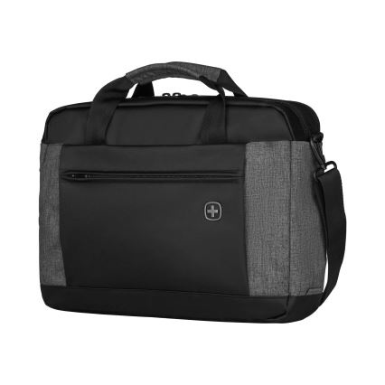 Wenger- Torba za prenosni računalnik 9 l 16" z žepom za tablico 10" Underground črna/siva