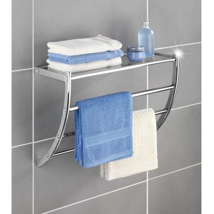WENKO 15578100 - Stojalo za brisače PESCARA 56x46 cm, sijajni krom