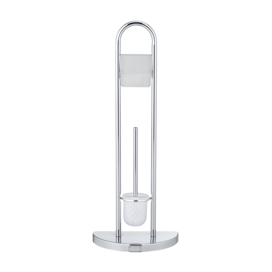 WENKO 16608100 - WC ščetka COSENZA 33x84 cm sijajni krom/saten