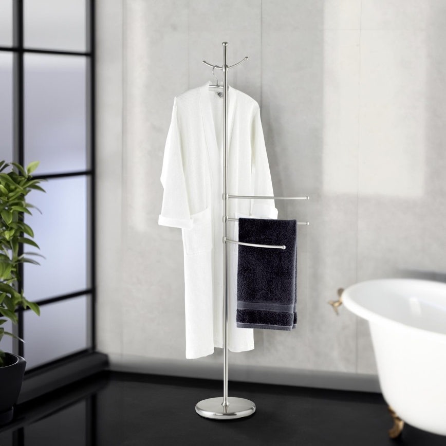WENKO 16827100 - Stojalo ADIAMO 28x170 cm srebrno