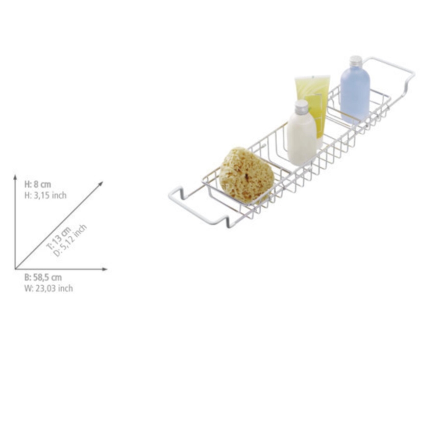 WENKO 17472100-Pladenj 58,5x13 cm nerjaveče jeklo/srebrna