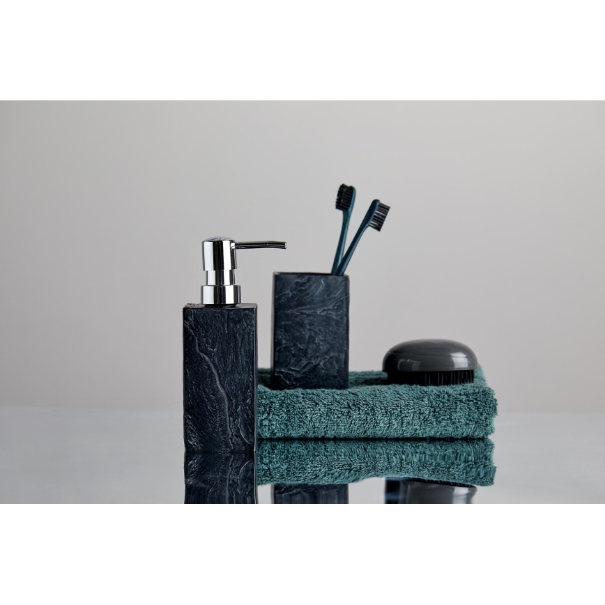 WENKO 17920100 - Kozarček SLATE ROCK 6,4x10,5 cm, antracit